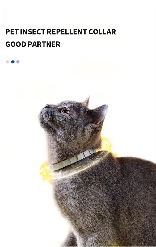 Silicone Pet Collars Solid Anti Flea And Tick Collar For Dogs And Cats