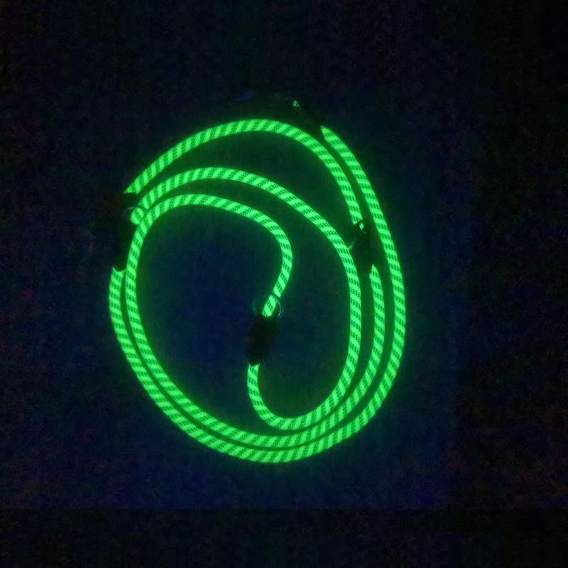 Reflective Heavy Duty Nylon Dog Leash Hands Free Nylon Pet Leashes Solid With Adjustable Waist Belt