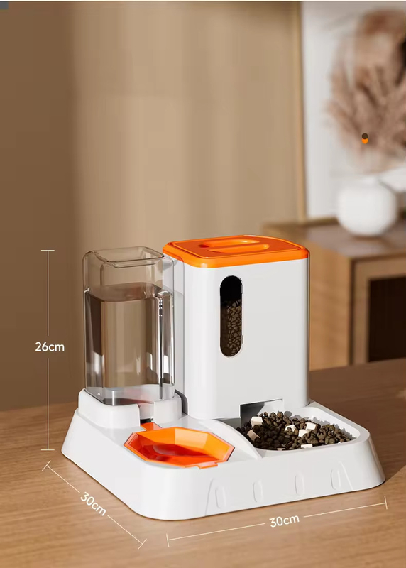 Outdoor 2 In 1 Pet Feeder Automatic Food And Water Dispenser Non Slip Eco Friendly