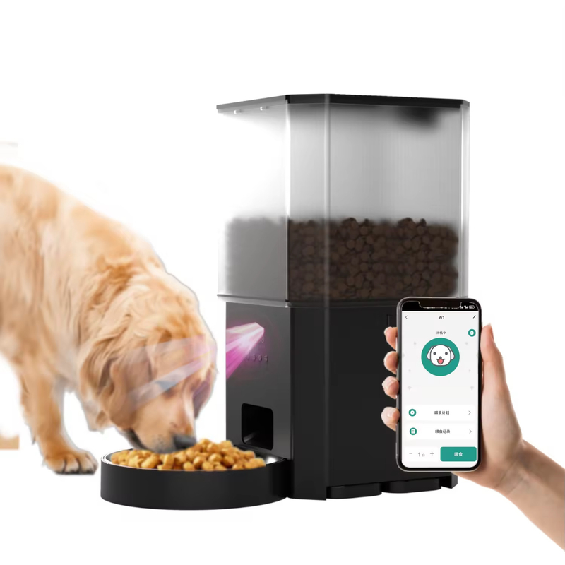 Remote Control Tuya Smart Pet Feeder Large Capacity Timed Dog Food Dispenser With Camera