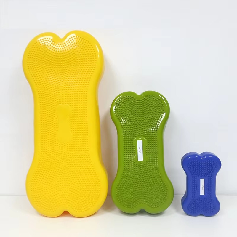PVC Pet Training Products Inflatable Dog Bone Toy For balance training