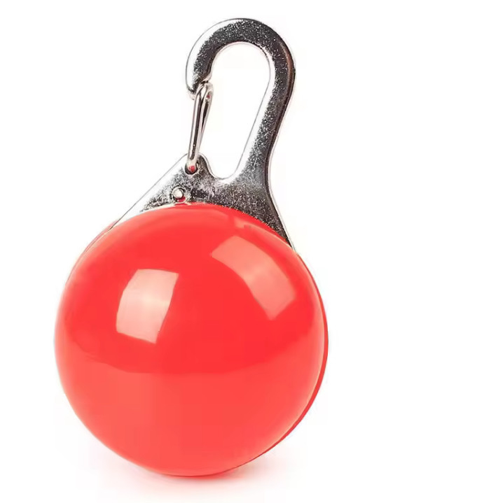 Customized Flashing Dog Collar Tags Red / Blue / Yellow / Green Flashing Safety Lights For Dogs