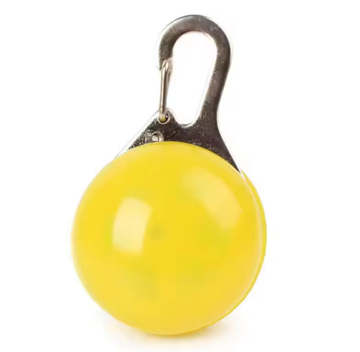 Customized Flashing Dog Collar Tags Red / Blue / Yellow / Green Flashing Safety Lights For Dogs