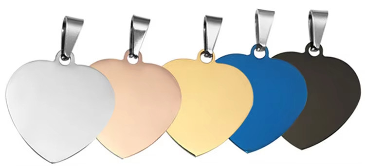 Blank Stainless Steel Dog Tags Customized Engraved Dog Collar Tags