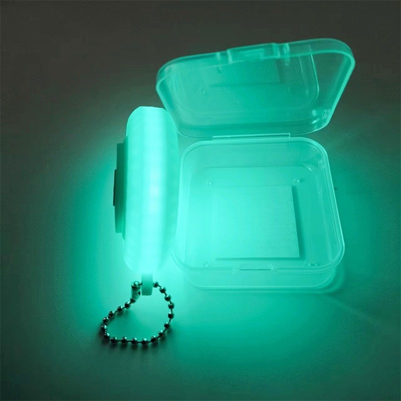 Clip On LED Flashing Dog Tag Silicone Light Up Dog Collar Tag Green