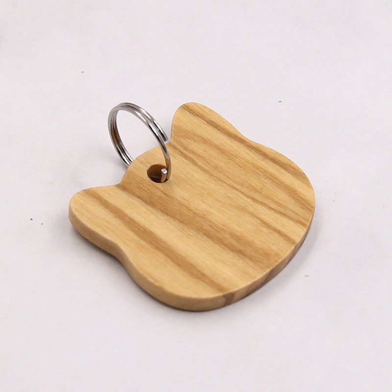 Laser Engrave Puppy ID Tags Wooden Puppy Name Tag For Collar