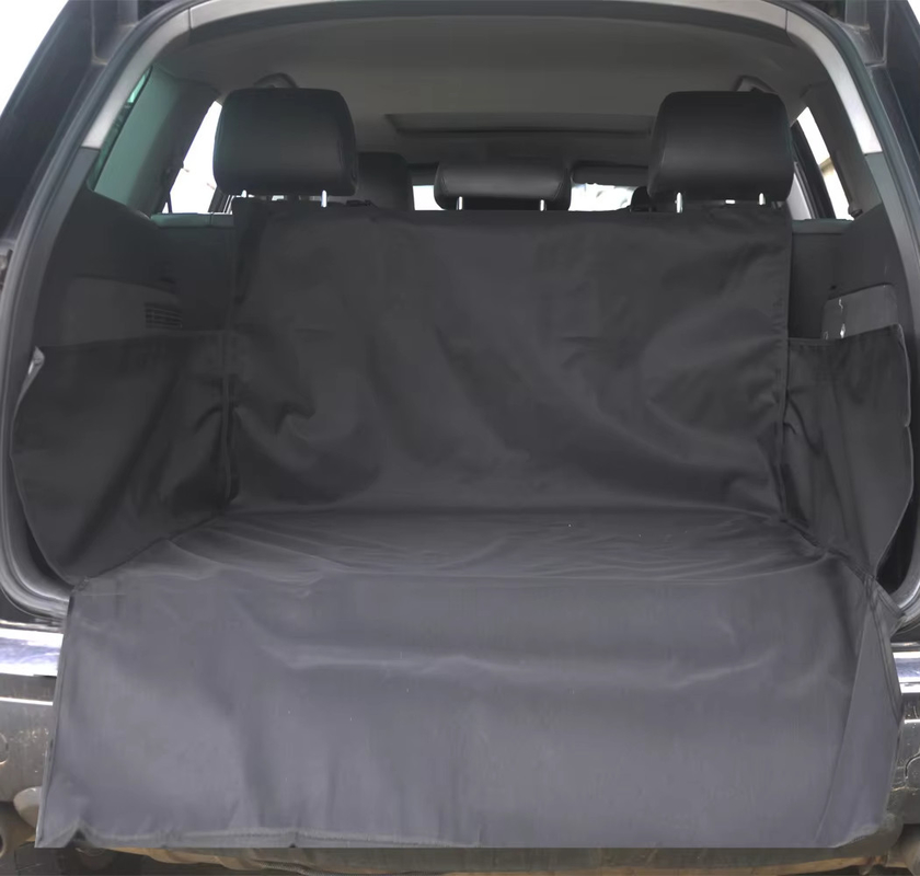 Customized Dog Back Seat Covers Durable Pet Car Seat Covers With Leash Folding Feeding Bowl