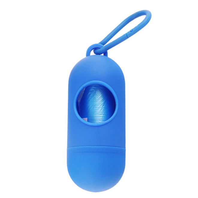 Plastic Dog Waste Bag Holders Customized Dog Poop Bag Carriers Colorful