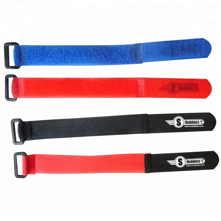 Black Hook And Loop Cable Straps Nylon Self Gripping Straps Reusable For USB Cables