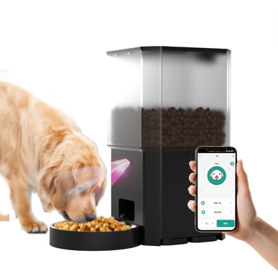 Control remoto Tuya Smart Pet Feeder Dispensador de comida para perros de gran capacidad con cámara